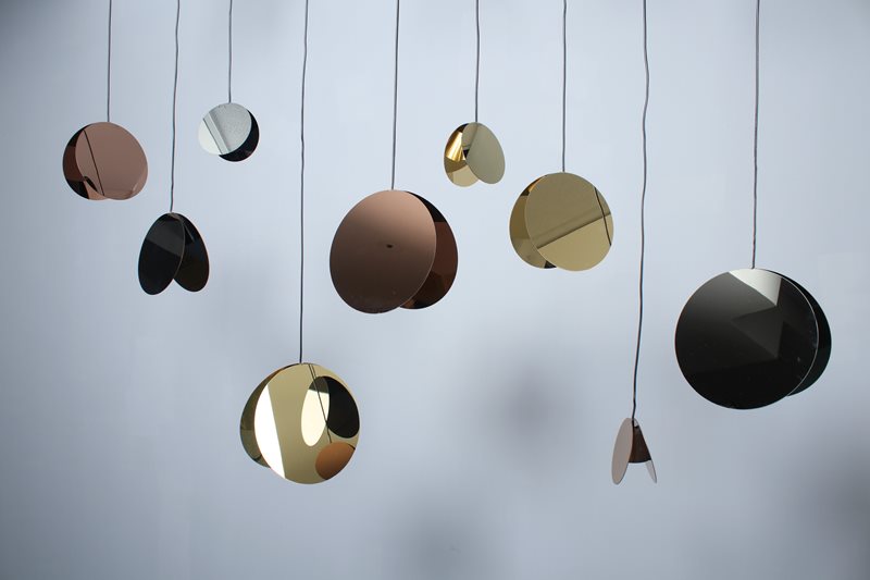 מנורת תלייה פרפר ניקל 5W