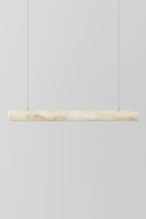 מנורת תליה מוט שיש + זהב ALABASTER L1500