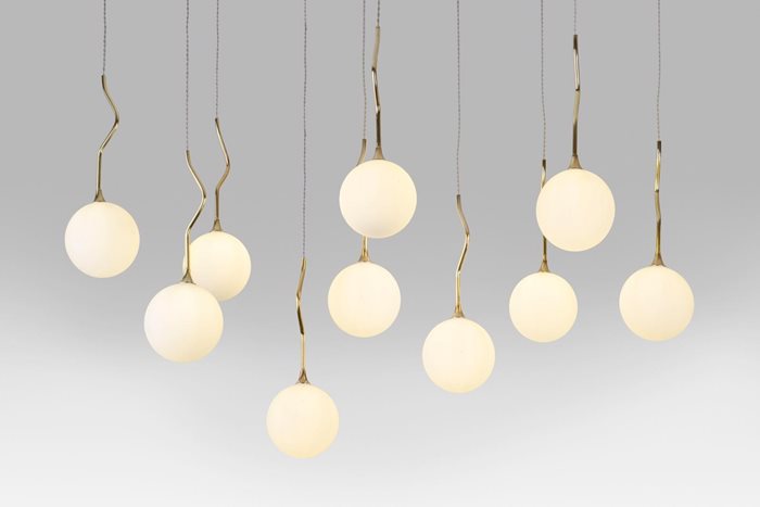 מנורת תלייה זירעונים פליז מחיר ליחידה 13 G4.2