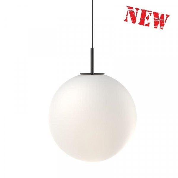 בולי מנורת תלייה זכוכית לבן חלבי