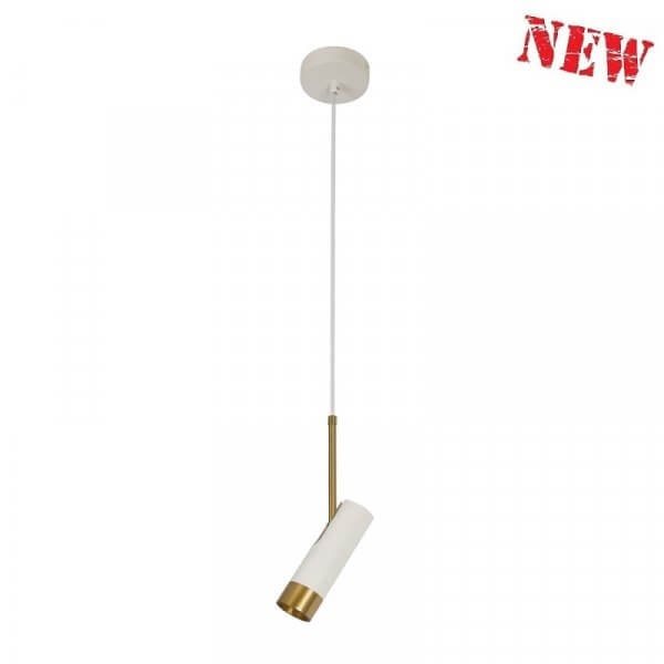 וואנס מנורת תליה לבן-פליז, כבל 3 מטר