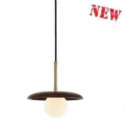 ארט מנורת תליה גיא כבל 3 מטר, עץ שחור