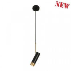 וואנס מנורת תליה שחור-פליז, כבל 3 מטר