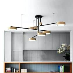 CLOCK מנורת תלייה לד 120W עם אפשרות כיוונון של הזרועות