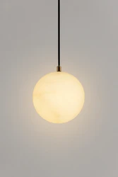 מנורת תליה כדור שיש