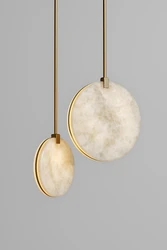 מנורת תליה דיסק שיש