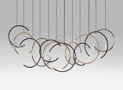 מנורת תלייה מובייל חישוקים 12 30 2XG4.2