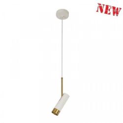 וואנס מנורת תליה לבן-פליז, כבל 3 מטר